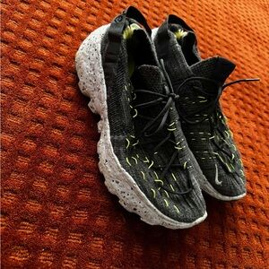Nike Black and Yellow Athletic Shoes